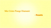 Mio Cristo Piange Diamanti(Official Lyric Video)